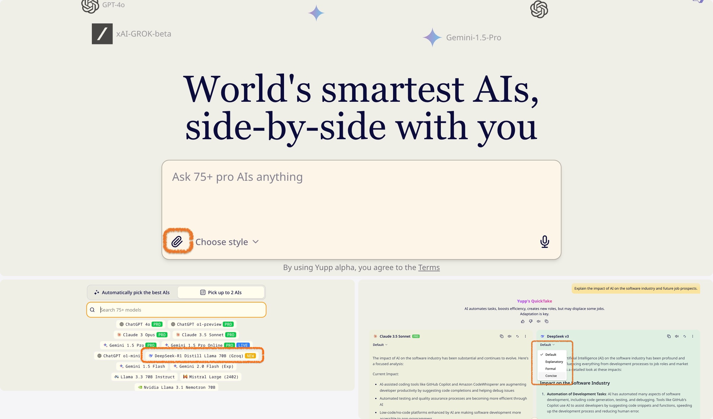 The product in its early days